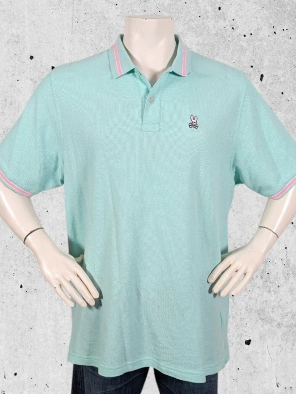 Psycho Bunny Polo Shirt Size 8 or XXL Light Blue 2XL